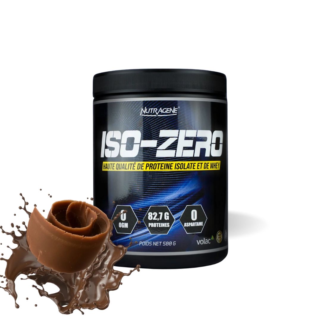 Image of ISO ZERO WHEY PROTEINE 500g (NUTRAGENE)