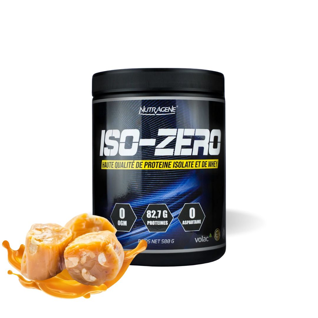 Image of ISO ZERO WHEY PROTEINE 500g (NUTRAGENE)