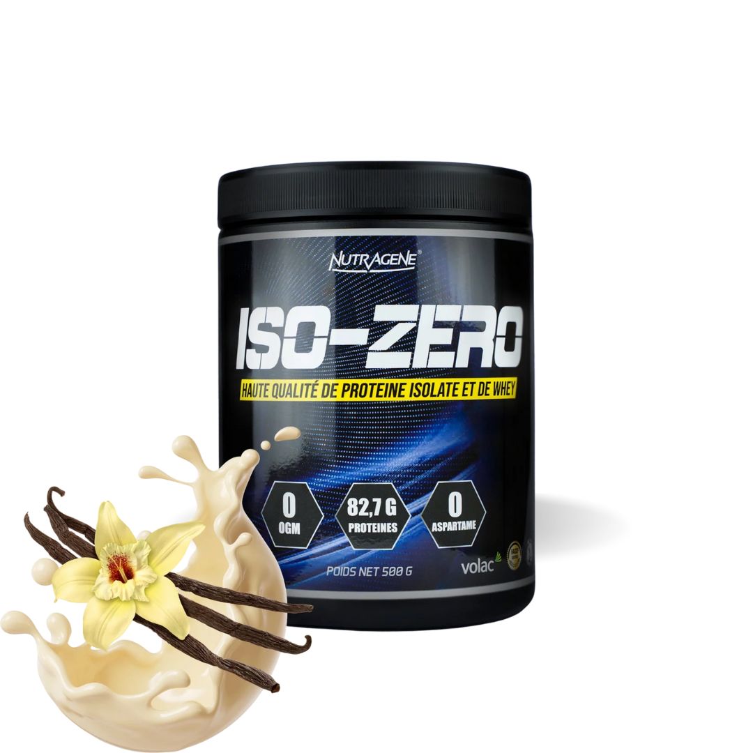 Image of ISO ZERO WHEY PROTEINE 500g (NUTRAGENE)