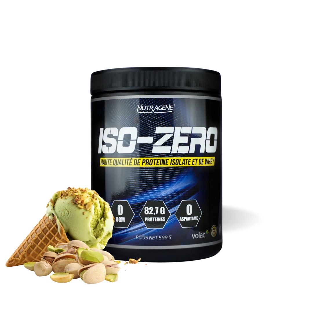 Image of ISO ZERO WHEY PROTEINE 500g (NUTRAGENE)