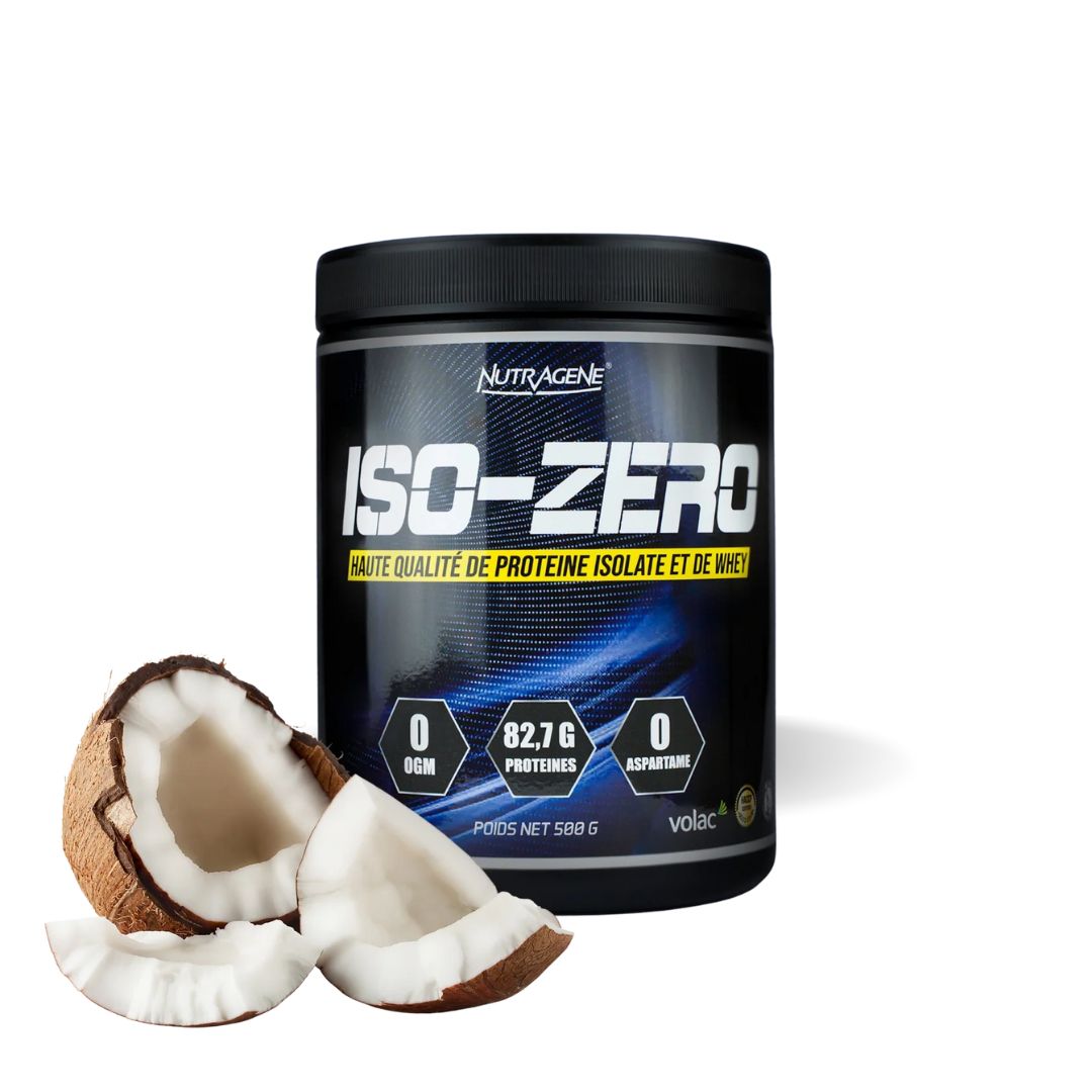 Image of ISO ZERO WHEY PROTEINE 500g (NUTRAGENE)
